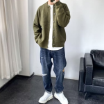 Enkelrijige Gebreide Cardigan Voor Heren - Afbeelding 10