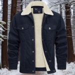 Fleecevoering Corduroy Winterjas voor Heren - Afbeelding 2