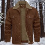 Fleecevoering Corduroy Winterjas voor Heren - Afbeelding 4