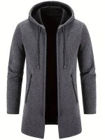 Fleece-gevoerde Hoodie met Rits voor Heren - Afbeelding 20