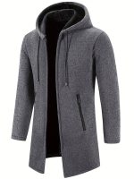 Fleece-gevoerde Hoodie met Rits voor Heren - Afbeelding 15
