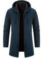Fleece-gevoerde Hoodie met Rits voor Heren - Afbeelding 18
