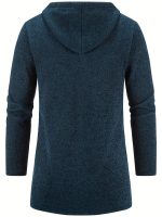 Fleece-gevoerde Hoodie met Rits voor Heren - Afbeelding 6