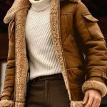 Fleecevoering Leerjack voor Heren