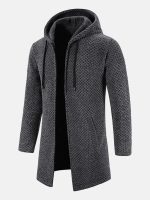 Fleece Gevoerd Winter Vest met Kap voor Heren - Afbeelding 12