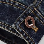 Denim Jas met Knopen en Zakken voor Heren - Afbeelding 4