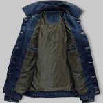 Denim Jas met Knopen en Zakken voor Heren - Afbeelding 3