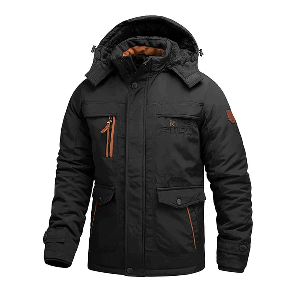 JewV2023-Men-Winter-Windproof-Fleece-Warm-Detachable-Hooded-Parkas-Men-Outdoors-Casual-Sport-Thicken-Parkas-Male_925d1865-24dd-4d24-9bf2-0e002fd8f2a0.jpg Fleecevoering Winterjack met Capuchon voor Heren - Afbeelding 1