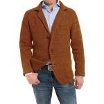 Gebreide Cardigan met Knopen voor Heren - Afbeelding 3