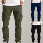 Casual Cargo Broek Met Zakken Voor Heren - Afbeelding 3