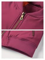 Bomberjack met Geribde Manchetten en Zoom voor Heren - Afbeelding 3