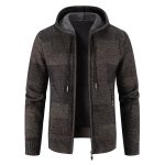 Capuchon Gebreide Cardigan voor Heren